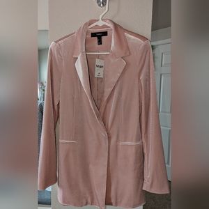 NWT Size MEDIUM Pink Velvet Suit Jacket